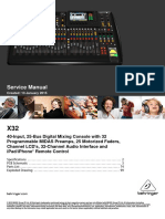 Behringer x32 Service Manual