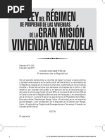 Ley de La Gran Misión Vivienda