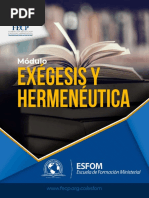 Modulo Exegesis y Hermeneutica12