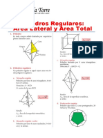 Áreas de Los Poliedros Regulares