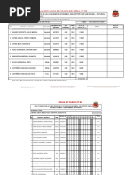 Planilla de Trabajadores