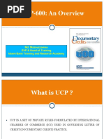 UCP-600 An Overview