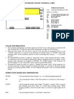 Has-Dc Automatic Door Control Card