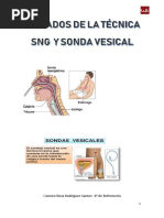 Trabajo Cuidados Sondaje Vesical y SNG