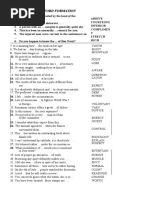 1000 Word Formation