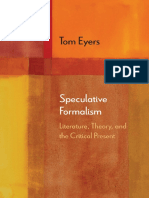 (Diaeresis) Tom Eyers - Speculative Formalism - Literature, Theory, and The Critical Present-Northwestern University Press (2017)