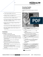 Headway 5e Pre Int Worksheet