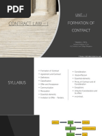 Contract Law - I Unit 1