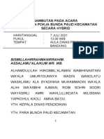 Sambutan Pengukuhan Bunda Paud Kecamatan, 7 Juli 2021-1