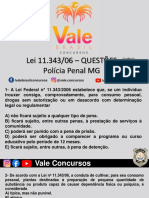 Simulado DP - PP MG - 09 (Lei de Drogas)