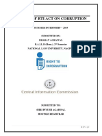 Impact of Rti Act On Corruption