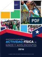 Reporte Actividad Fisica Infantil Chile