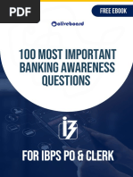 100 Most Important Banking Awareness Questions