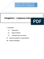 Chapitre1 - Liaisons Mécaniques