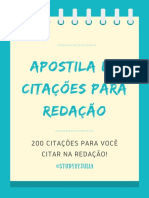 Apostila 200 Citações.