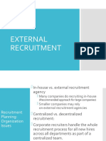 External Recruitment