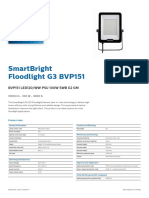 Bvp151 Led120 WW Psu 100w SWB g2 GM - Smartbright Floodlight