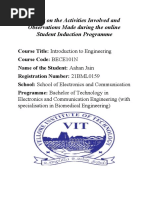 INDUCTION REPORT Updated2.0