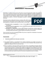 Moderation of Assessment Procedures 2sept2013