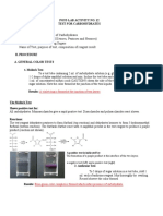 Post-Lab Activity No. 12 Test For Carbohydrates