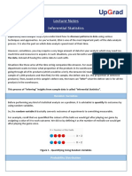 Lecture Notes - Inferential Statistics