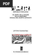 Castañeda Reyes Jose - Señoras Y Esclavas - El Papel de La Mujer en La Historia Social Del Egipto Antiguo