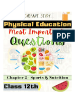 Most Important Questions of Physical Education Chapter 2 Class 12th