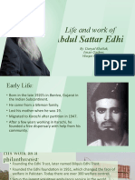 Life and Work of Abdul Sattar Edhi Final Touches