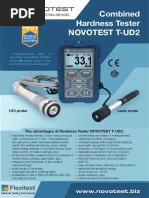 Hardness Tester Novotest T Ud2