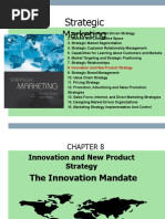 Strategic Marketing: 8. Innovation and New Product Strategy