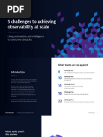 5 Challenges To Achieving Observability at Scale