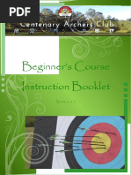 Beginner's Course Instruction Booklet