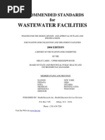 Ten States Standards For Waste Water Facilities (2004 Edition)