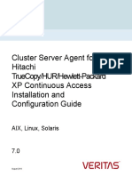 Cluster Server Agent For Hitachi Truecopy/Hur/Hewlett-Packard XP Continuous Access Installation and Configuration Guide