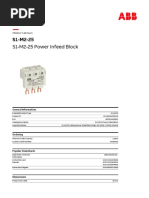 S1-M2-25 Power Infeed Block: Product-Details