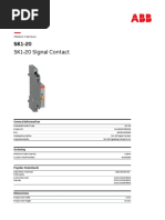 SK1-20 Signal Contact: Product-Details