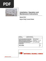 Installation, Operation and Maintenance Instructions: Model 6032 Baylor Eddy Current Brake