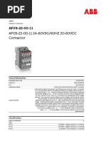 AF09-22-00-11 24-60V50/60HZ 20-60VDC Contactor: Product-Details