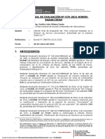 Informe Final de Evaluación MODELO DESAPROBACION MINEM