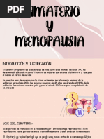 Climaterio y Menopausia