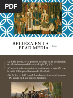 Belleza en La Edad Media Ii