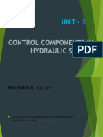 Unit 3 - Control Components in Hydraulic System