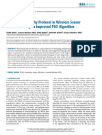 Clustering Hierarchy Protocol in Wireless Sensor Networks Using An Improved PSO Algorithm