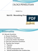 Usm 13 Metodologi Penelitian