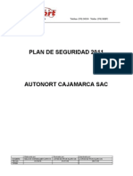 Plan de Segurida Autonort 2011 - Barrick