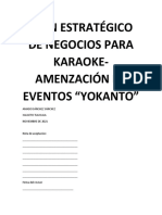 Plan Estratégico de Negocios para Karaoke