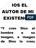 1 Dios El Autor de Mi Existencia