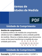 Sistemas de Unidades de Medida Novos Slides 1