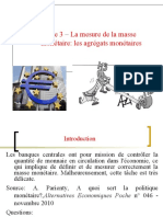 Thème 3 - Les Agrégats Monétaires