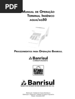 Banricompras Manual Operacao Terminal Ingenico Aqua Aq50